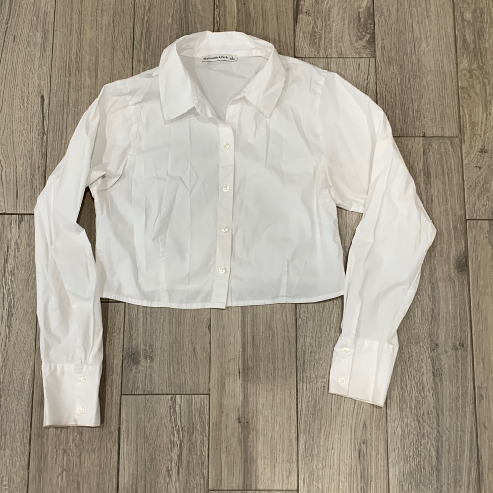 Abercrombie &Fitch Large long sleeve crop